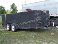 16' tandem Axle Trailer with 2 axle brakes