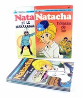 Natacha. Lot de 5 volumes brochés tous Eo