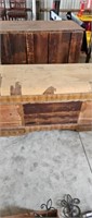 vintage cedar chest, needs repair