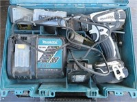 ELECTRIC DRILL, BATTERY-POWERED, MAKITA XLT, 18V,