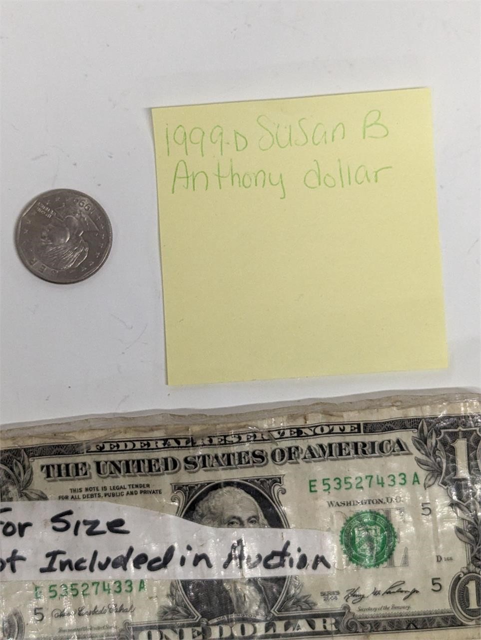 D Susan b Anthony coin dollar