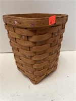 Painted Longaberger Basket Toilet Paper Holder