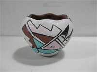 4" Painted Pottery Bowl