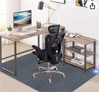 HUIJIE Office Chair Mat 55"x35", Computer Gaming