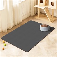 SHARKWOOD Dog Mat - Dark Gray  13.8x19.7