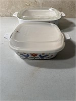 Corning Ware Blue Birds, Baking Dishes