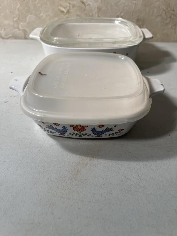 Corning Ware Blue Birds, Baking Dishes