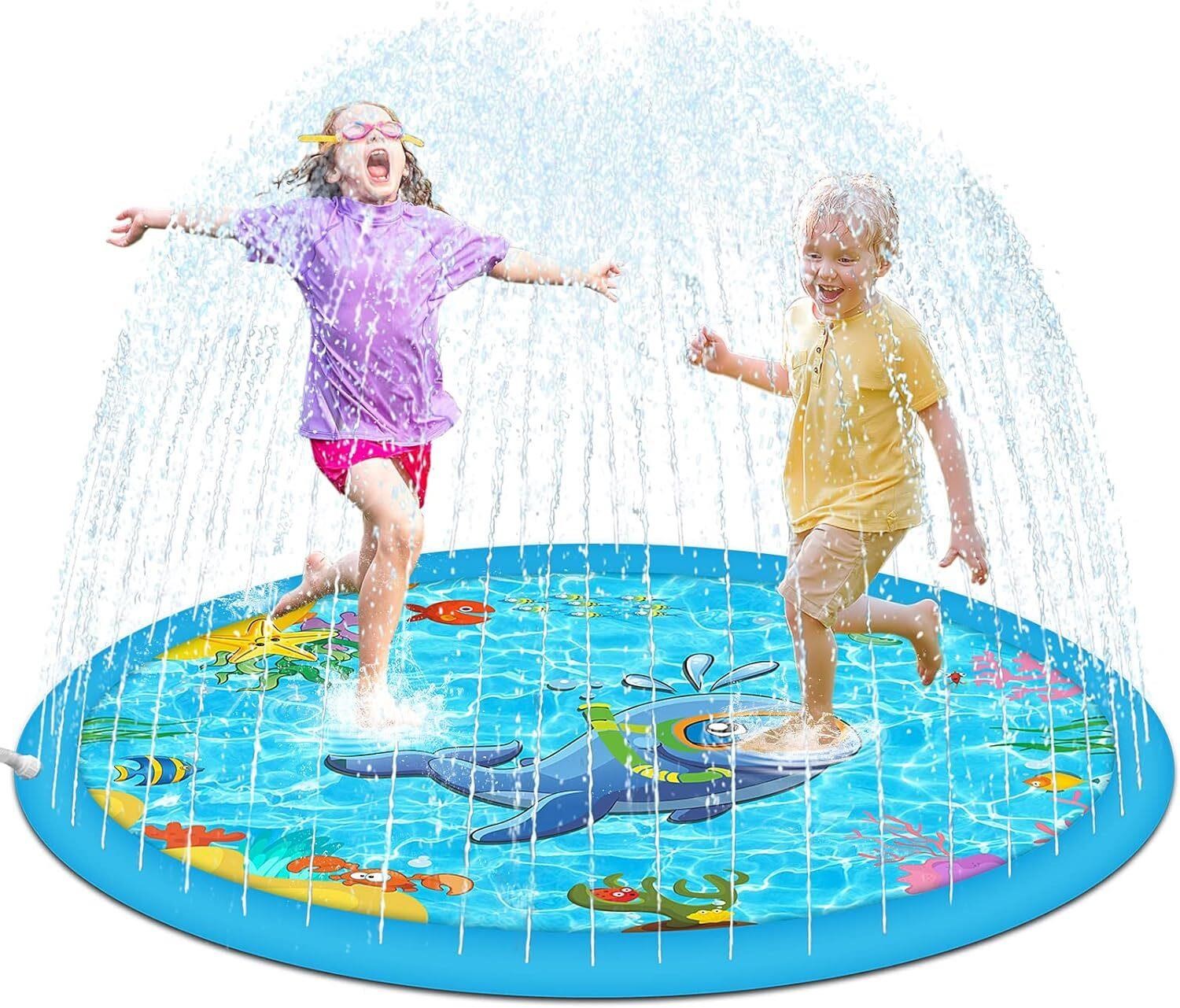 $5  Kids/Dogs 68 Splash Pad  Water Toys Ages 3-12