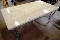 Marble Top Patio Table