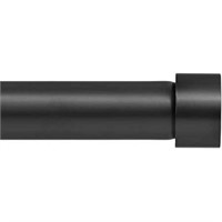 Ivilon Drapery Rod  1-Inch  72-144  Black