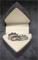 Three Vintage Guess Rings In Box 1981