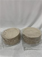 ROUND PULP MOLDED PLATES 10IN 200PCS