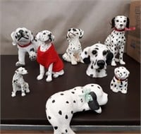 Box 8 Dalmatian Dog Statues