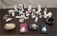 Flat of Dalmatian Figurines