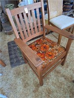 Vintage Oak Armchair