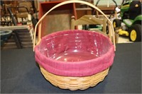 Longaberger Bakers Basket with Liner and
