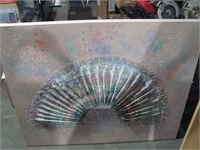Painting - Fan - 50" x 39"