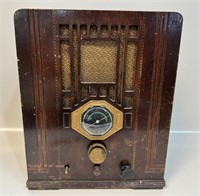 FABULOUS 1930'S DEFOREST CROSLEY RADIO W INLAY