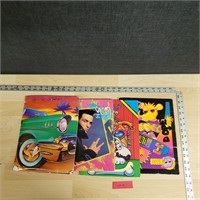 Vintage School Folders, Lisa Frank, Vanilla Ice