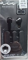 Air Magnetic Wireless Earbuds - Black