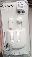Air Magnetic Wireless Earbuds - White