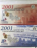 2001PD US Mint Set UNC