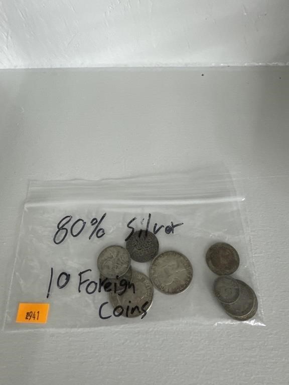80% silver foreign coins