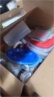 Lot of misc Tupperware and more