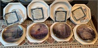 4 “God Bless America“ Plate "Thomas Kinkade"