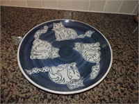 Glazed Ceramic Studio Pottery w/ Cats