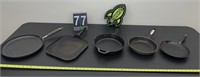 Lodge Cast Iron Pan and Assorted Pans
