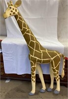 5.5ft Tall Plastic Mold Giraffe Decor