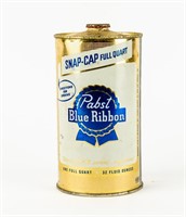 Pabst Blue Ribbon Snap Cap Full Quart