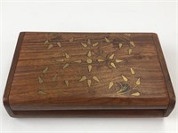 Brass Inlay Handmade Wooden Box
