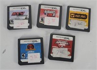 5 Nintendo Ds Games - Tony Hawk, Atv, Mlb