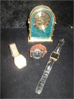Bulova Desk Clock, Ecclissi Watch, Seiko, Pulsar