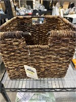 Brightroom Wicker Basket 14x13x11 Brown