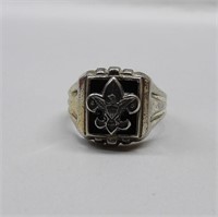 Boy Scouts Sterling Silver Ring