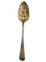 Antique 1811 JB WN London SILVER Fruit Spoon