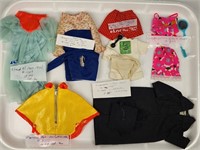 6) VINTAGE MATTEL BARBIE TAGGED OUTFITS