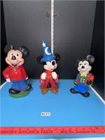 Mickey Mouse bank (no stopper)  Ceramic music b