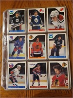 (9) 85-86 OPC Hockey Cards