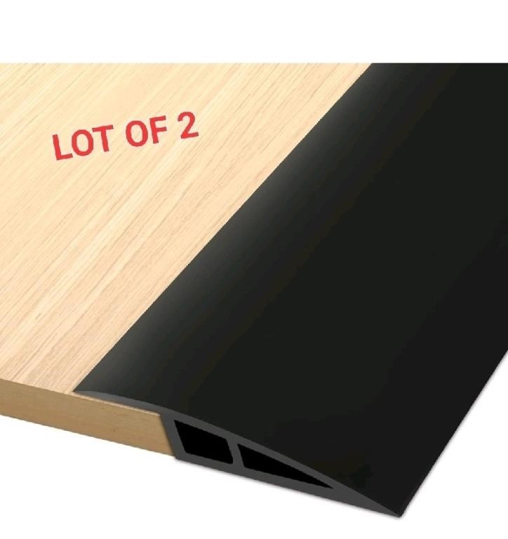 LOT OF 2 - Floor Transition Strip Vinyl Door Thres