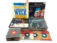 Assorted vinyl albums & 45s from the 1960s