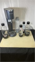 Soda stream and glass cutting board
