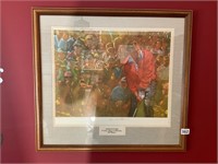 Signed Arnold Palmer print