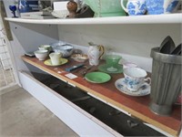 SHELF LOT CHINA ETC