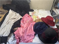 Assorted Hats, PJ’s, lace robes & more