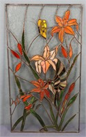 Stained Glass Butterfly Window