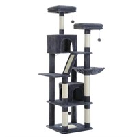 Large Cat Tree for Indoor Cats, Multi-Level Cat To